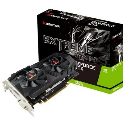 Tarjeta gráfica GEFORCE GTX 1050 TI.